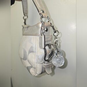 Silver Coach Purse